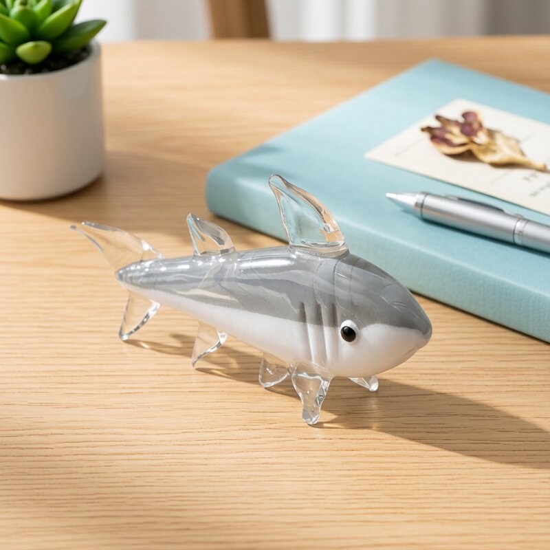 Серая фигурка акулы из муранск – обзор и цена Marine Aquarium Home