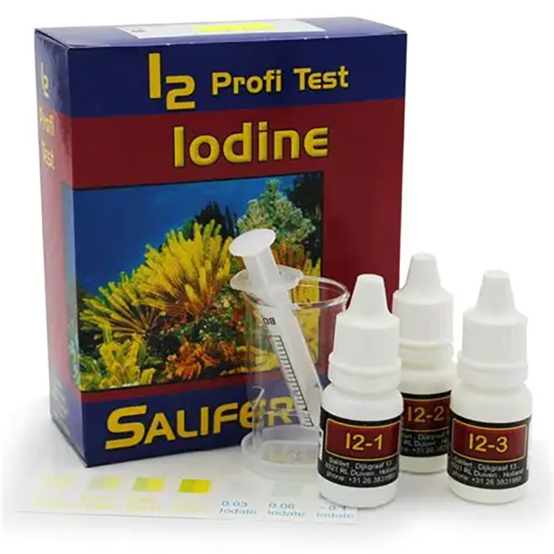 Salifert Iodine I2 Profi-Test  – обзор и цена Marine Aquarium Water Test Kit