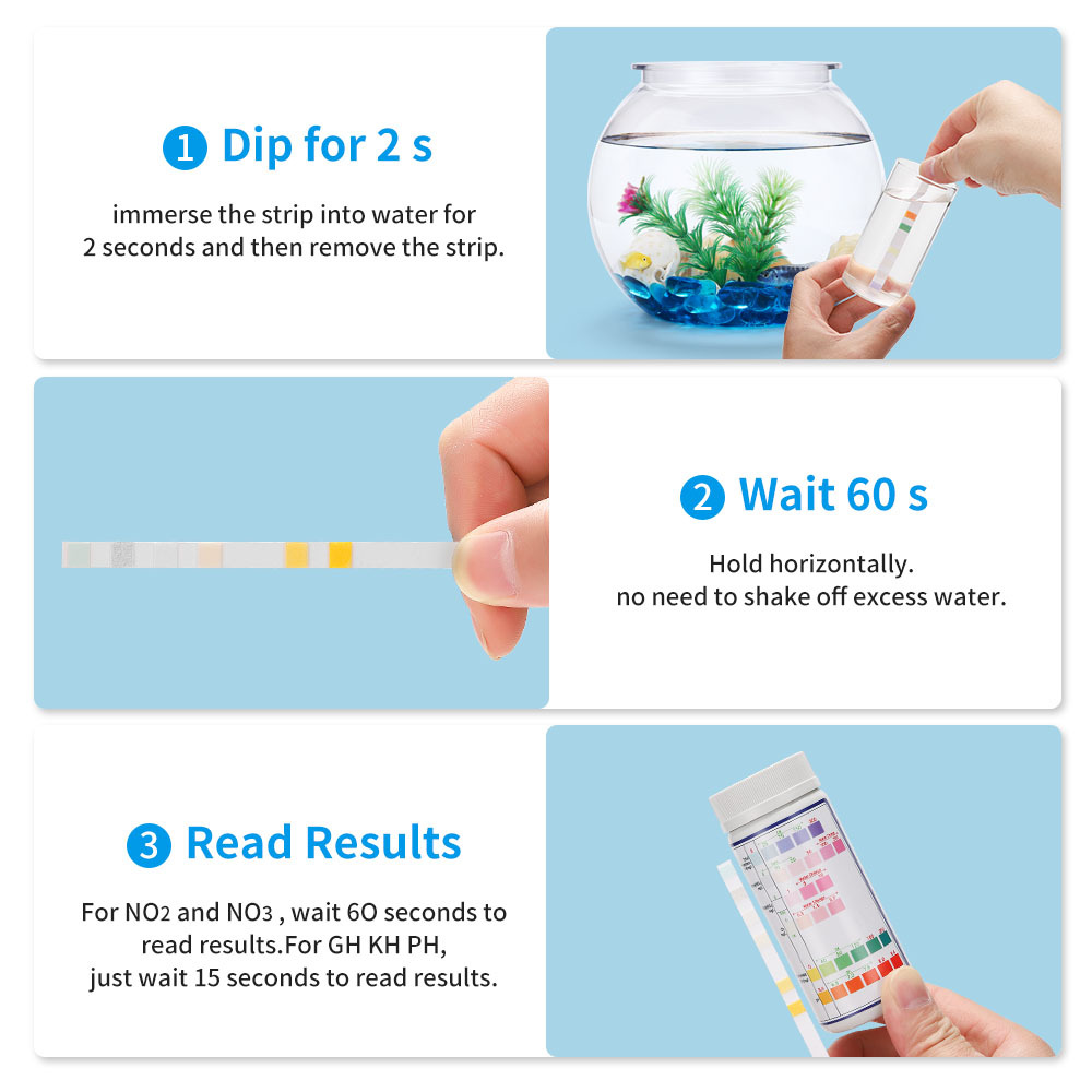 Тест-полоски 6 в 1 для определ – обзор и цена Marine Aquarium Water Test Kit