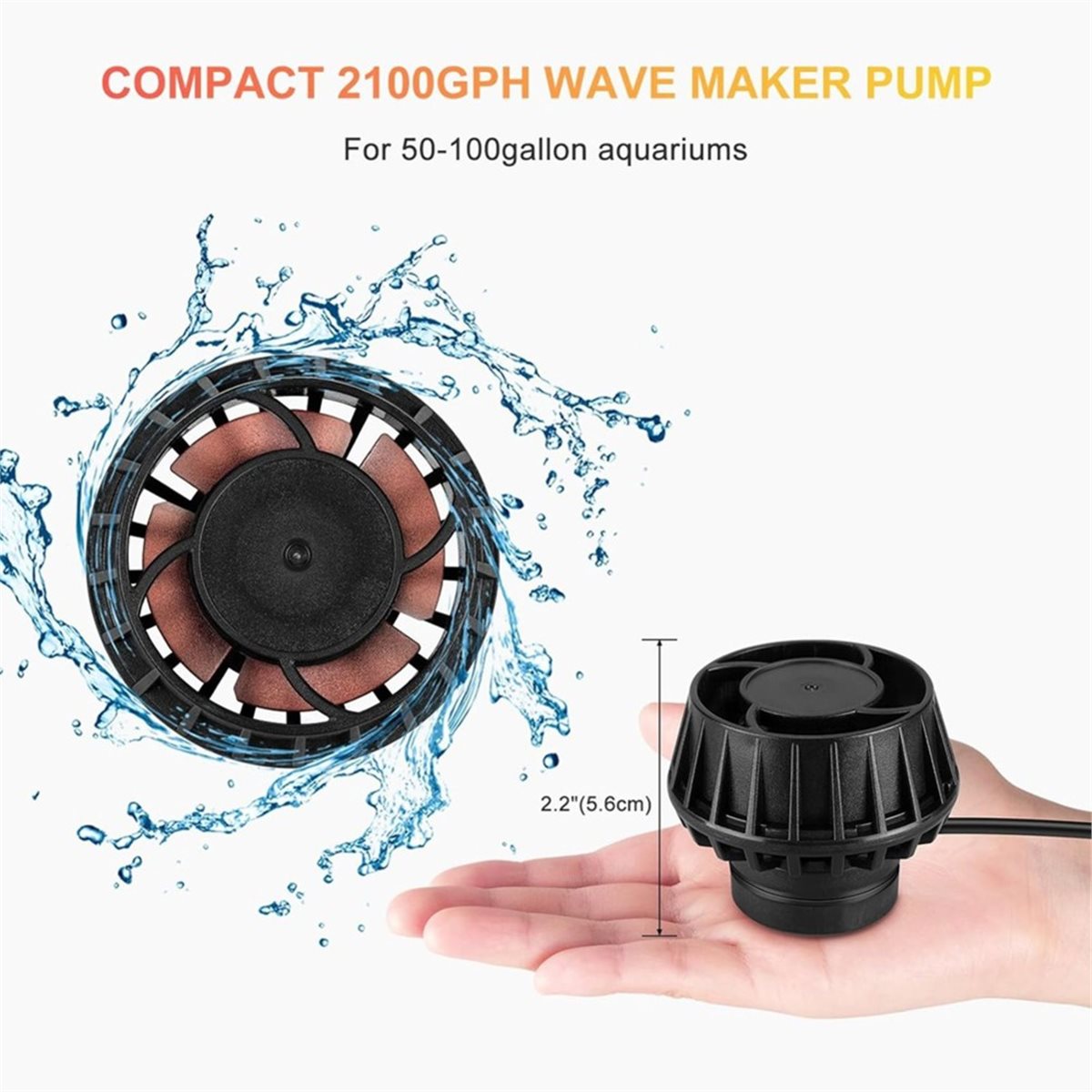A983K 2100GPH Волногенератор д – обзор и цена Powerhead Wave Maker