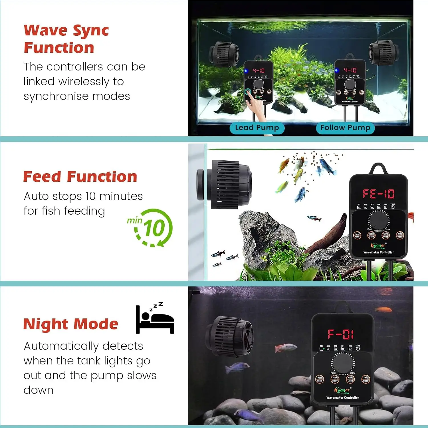 Регулируемый по потоку волноге – обзор и цена Powerhead Wave Maker