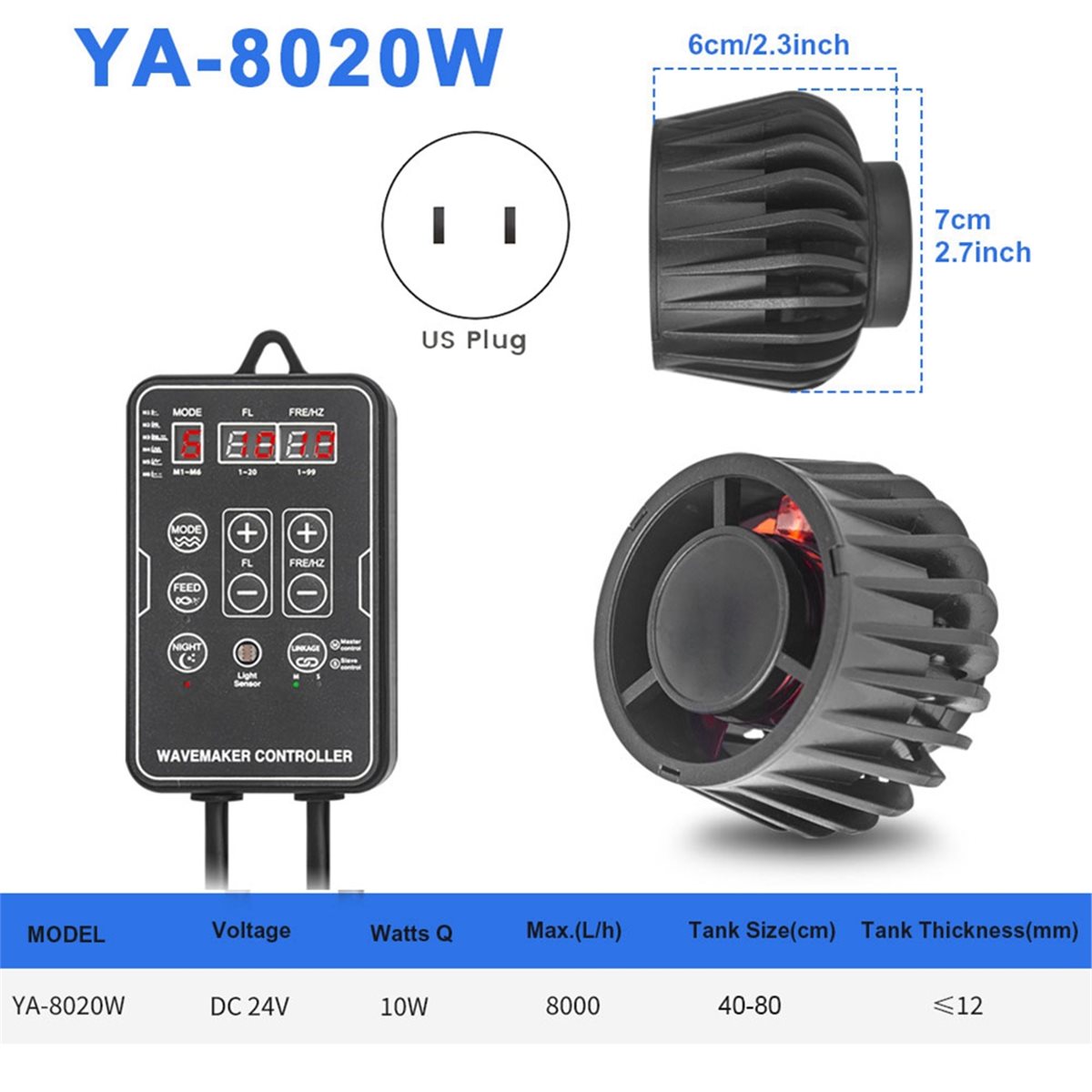 НОВЫЙ магнитный аквариумный во – обзор и цена Powerhead Wave Maker