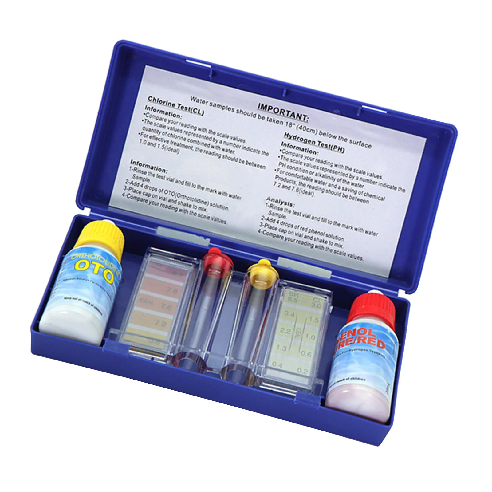 Раствор для проверки качества  – обзор и цена Marine Aquarium Water Test Kit