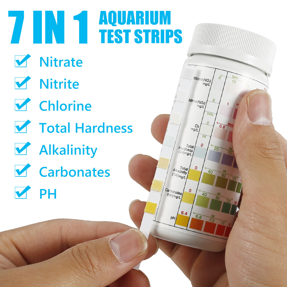 100/200 шт. тест-полоски для а – обзор и цена Marine Aquarium Water Test Kit